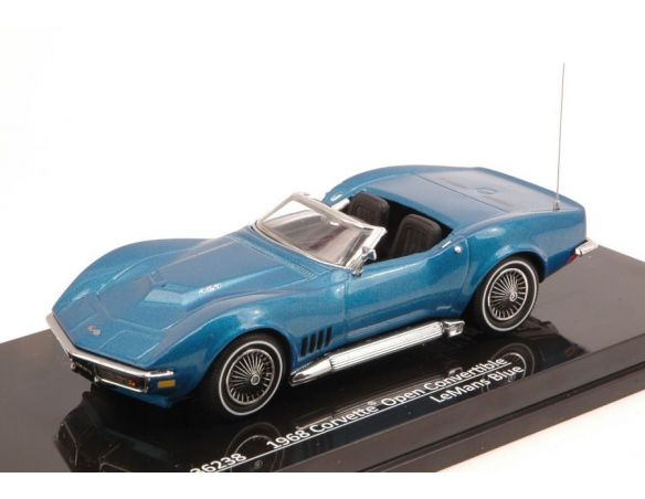 Vitesse VE36238 CORVETTE OPEN CONVERTIBLE 1968 LE MANS BLUE 1:43 Modellino