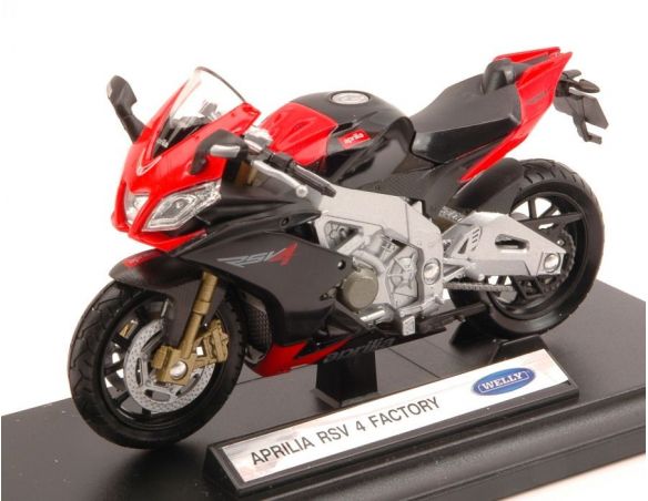 Welly WE12833 APRILIA RSV FACTORY 1:18 Modellino