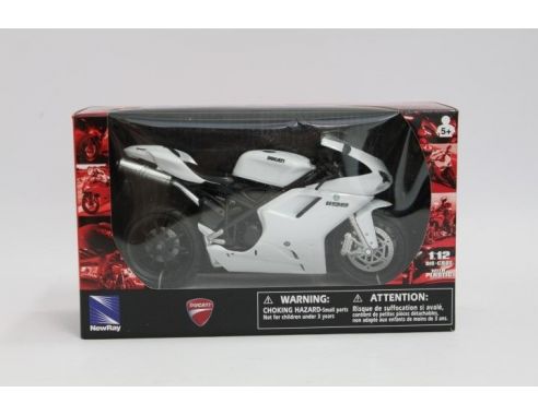 New Ray NY57143 DUCATI 1198 WHITE SCALA 1:12 Modellino