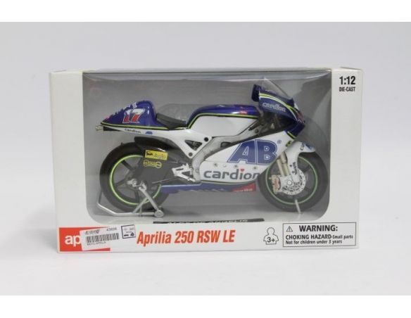 New Ray NY42393 APRILIA 250 RSV LE ALEX DE ANGELIS No.17 1:12 Modellino