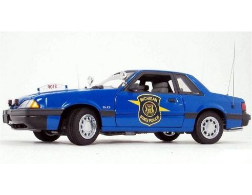GMP Models 9064 Ford Mustang Special Service 1992 Michigan State Police 1:18