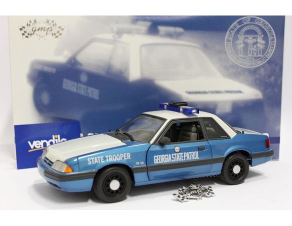GMP Models 9061 Ford Mustang Georgia State Patrol 1989 1:18 Modellino