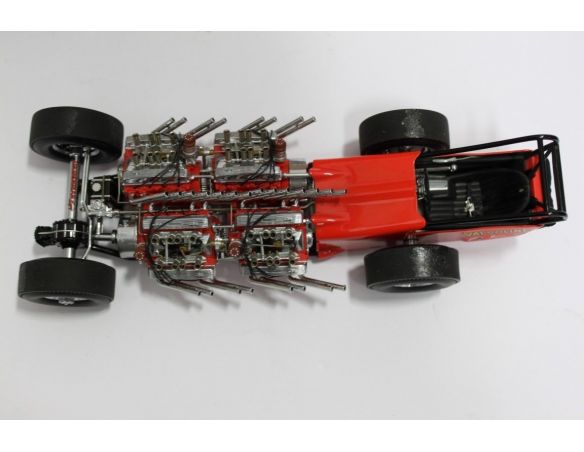 GMP Models 1800809 Dragster Tommy Ivo 4 Engine 1:24 Difettoso Modellino