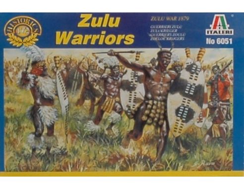 Italeri IT6051 ZULU WAR ZULU WARRIORS KIT 1:72 Modellino