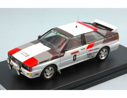 Trofeu TFRRAL35 AUDI QUATTRO N.0 WINNER RALLY OF ALGARVE 1980 BUT NOT ALLOWED 1:43 Modellino