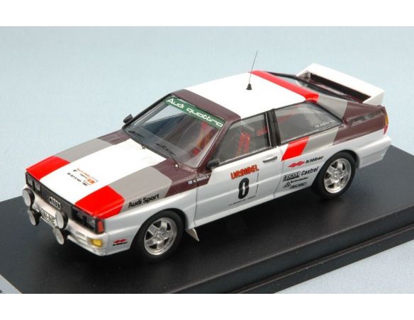 Trofeu TFRRAL35 AUDI QUATTRO N.0 WINNER RALLY OF ALGARVE 1980 BUT NOT ALLOWED 1:43 Modellino