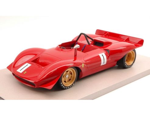 Tecnomodel TMD1837B FERRARI DINO 212 E N.1 WINNER CAMP.EUR.MONT.ROSSFELD'69  P.SCHETTY Modellino
