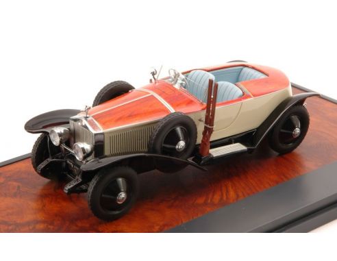 Matrix MX51705-281 ROLLS ROYCE PHANTOM BARKER TORPEDO 1925 CREAM/WOOD LIM.408 1:43 Modellino