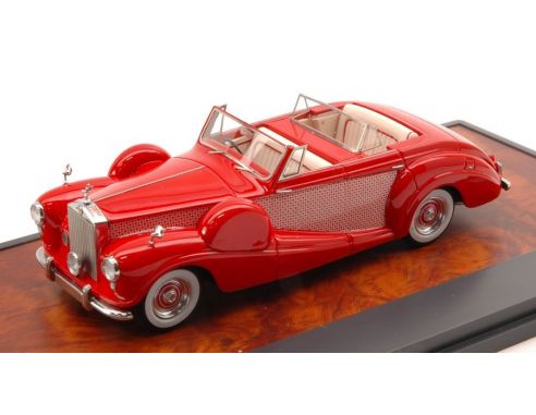 Matrix MX51705-261 ROLLS ROYCE FREESTON & WEBB 4-DOOR CONVERTIBLE 1954 RED LIM.408 1:43 Modellino