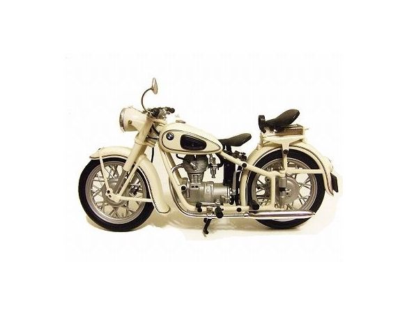 Schuco 6500 BMW R25/3 BIANCA 1:10 Moto Die cast Modellino