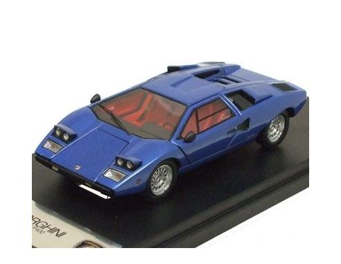 Kyosho KY04101BL LAMBORGHINI COUNTACH BLUE METALLIC 1:43 Modellino Senza Vetrina