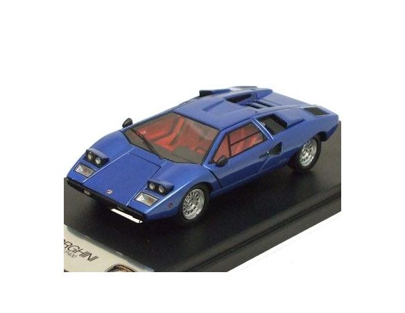 Kyosho KY04101BL LAMBORGHINI COUNTACH BLUE METALLIC 1:43 Modellino Senza Vetrina