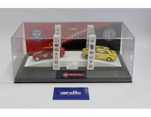 Club Bialbero 40G/225 CONFANETTO DIORAMA PARTENZA RADUNO 1: 43 Modellino