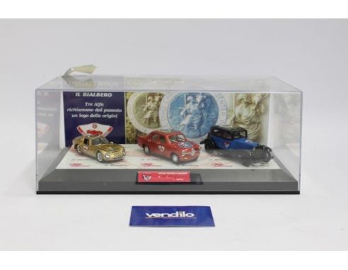 Bialbero ASC/208 San Cristoforo A1750 + P3 + Giulietta Cofanetto 1:43 Modellino