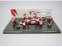 MINICHAMPS 343100066 DIORAMA PIT STOP TOYOTA 2002 M SALO No confezione Modellino