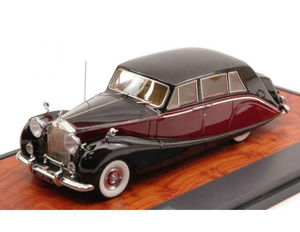 Matrix MX11705-042 ROLLS ROYCE HOOPER DESIGN EMPRESS LINE 1956 AMARANT/BLACK 1:43 Modellino