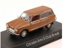 Norev NV153520 CITROEN AMI 6 CLUB BREAK 1968 BROWN 1:43 Modellino