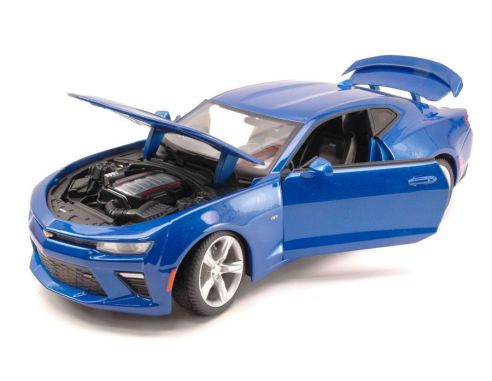 Maisto MI31689BL CHEVROLET CAMARO SS 2016 BLUE 1:18 Modellino