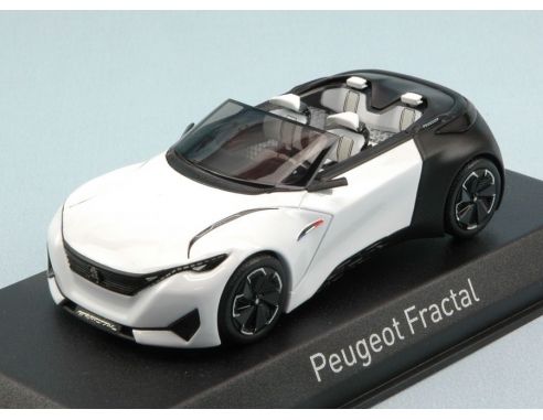 Norev NV479989 PEUGEOT FRACTAL SALON DE FRANCFORT 2015 CABRIOLET VERSION WHITE 1:43 Modellino