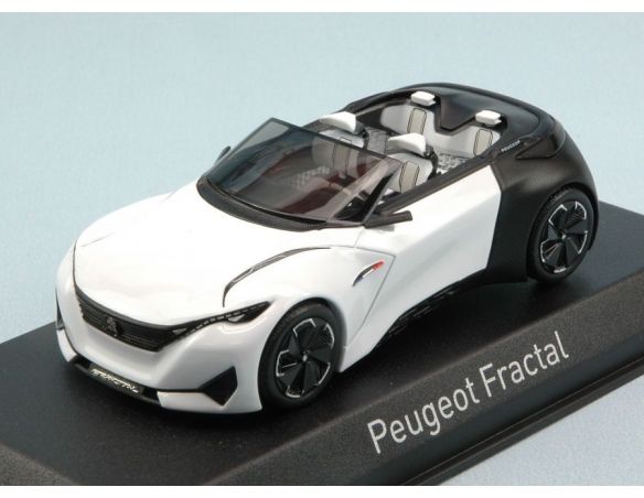 Norev NV479989 PEUGEOT FRACTAL SALON DE FRANCFORT 2015 CABRIOLET VERSION WHITE 1:43 Modellino