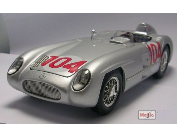 Maisto MI36653 MERCEDES 300 SLR  N.104 Targa Florio 1955 1:18 No confezione