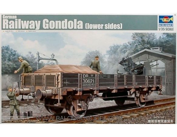 Trumpeter TP1518 VAGONE GERMAN GONDOL.KIT 1:35 Modellino