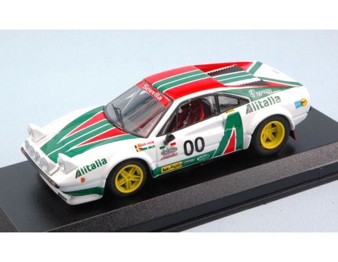 Best Model BT9616 FERRARI 308 GR.4 ALITALIA N.00 TEAM MAKELA AUTO TUNING 1:43 Modellino