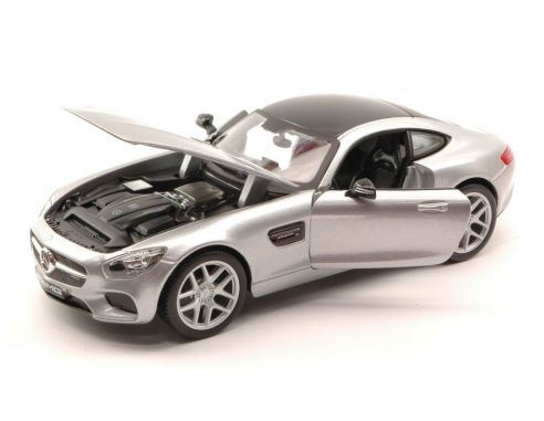 Maisto MI31134S MERCEDES AMG GT 2014 SILVER 1:24 Modellino