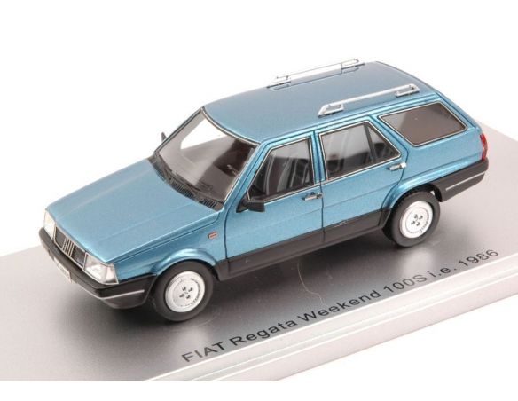 Kess Model KS43010101 FIAT REGATA WEEKEND 100S i.e. 1986 BLUE MET. 1:43 Modellino