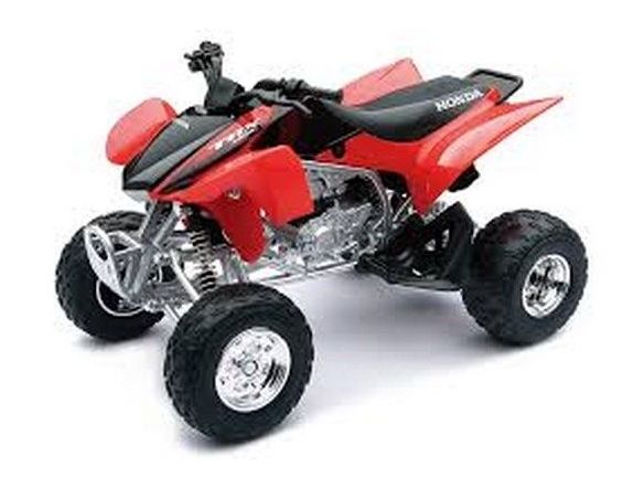 New Ray NY42833H HONDA TRX450R QUAD ROSSO JAPAN 1:12 Pz.12 Moto