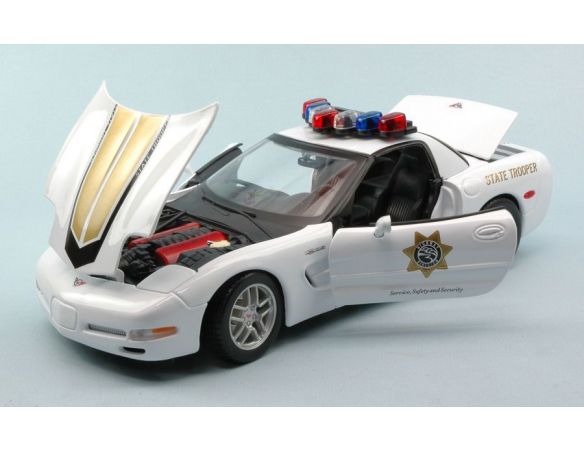 Maisto MI31383 CHEVROLET CORVETTE Z06 STATE TROOPER 1:18 Modellino