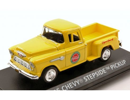 Motorcity Classics MCC430001 CHEVY STEPSIDE PICK UP 1955 YELLOW COCA COLA 1:43 Modellino