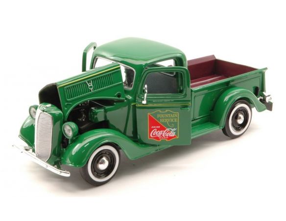 Motorcity Classics MCC424001 FORD PICK UP 1937 FOUNTAIN SERVICE COCA COLA GREEN 1:24 Modellino