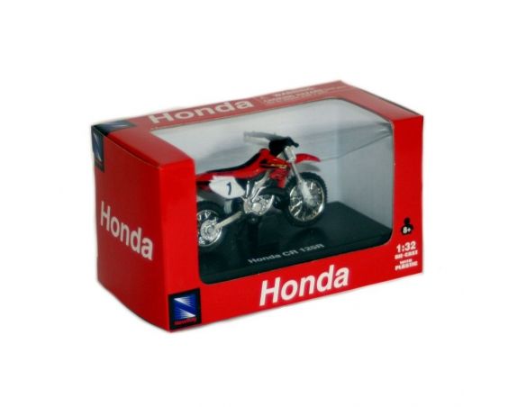 New Ray 06146 Honda CR 125R Rossa No.1 1:32 Modellino