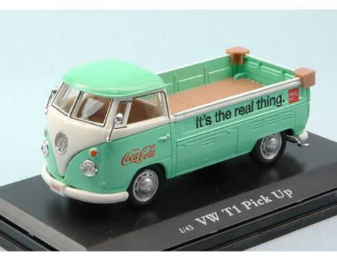 Motorcity Classics MCC445738 VW T1 PICK UP 1962 GREEN/WHITE COCA COLA 1:43 Modellino