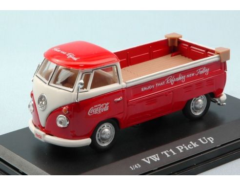 Motorcity Classics MCC440546 VW T1 PICK UP 1962 RED/WHITE COCA COLA 1:43 Modellino