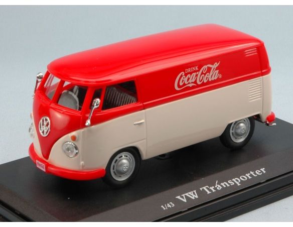 Motorcity Classics MCC439827 VW T1 TRANSPORTER 1962 RED/CREAM COCA COLA 1:43 Modellino