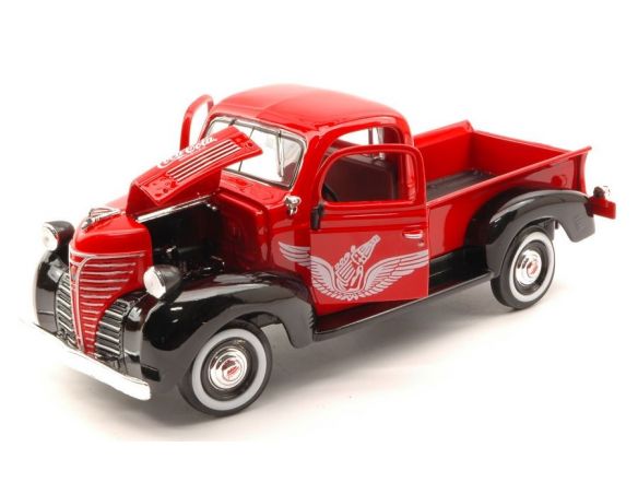 Motorcity Classics MCC438068 PLYMOUTH PICK UP 1941 RED COCA COLA 1:24 Modellino