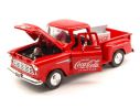 Motorcity Classics MCC435683 CHEVY 5100 STEPSIDE 1955 W/COMMERCIAL COOLER COCA COLA 1:24 Modellino