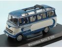 Schuco SH2820 MERCEDES 0319 BUS W/DRIVER CREAM/BLUE 1:43 Modellino
