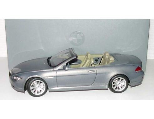 Kyosho BMW SERIE 6 CABRIO E64 2004 - 2010 GREY 1:18 Modellino