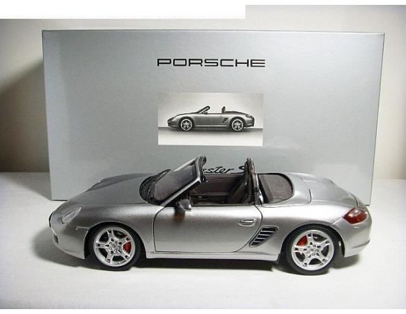 Kyosho WAP02128115 PORSCHE BOXSTER S GREY HIGH END 1:18 Modellino