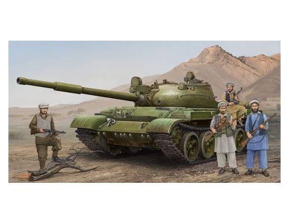 Trumpeter TP1551 CARRO RUSSIAN T-62 MOD.1975 MOD.1962 + KTD2 KIT 1:35 Modellino