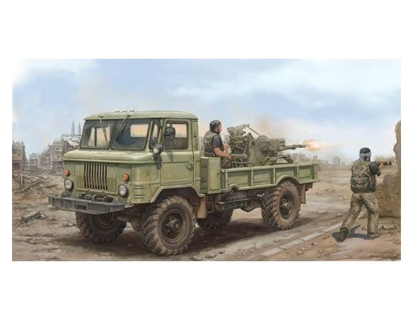 Trumpeter TP1017 RUSSIAN GAZ-66 LIGHT TRUCK KIT 1:35 Modellino