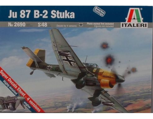 Italeri IT2690 JU-87 B 2 STUKA KIT 1:48 Modellino