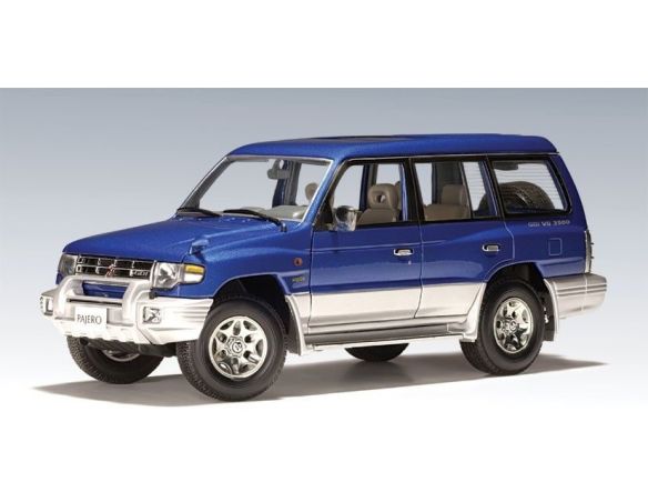 Auto Art / Gateway 77103 MITSUBISHI PAJERO LWB'98 BLUE 1/18 Modellino