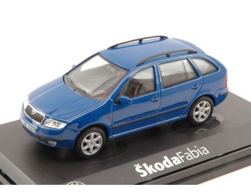 Abrex AB004LB SKODA FABIA COMBI 2004 BLUE LASER UNI 1:43 Modellino