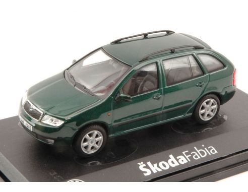 Abrex AB004H SKODA FABIA COMBI 2004 GREEN NATUR METALLIC 1:43 Modellino