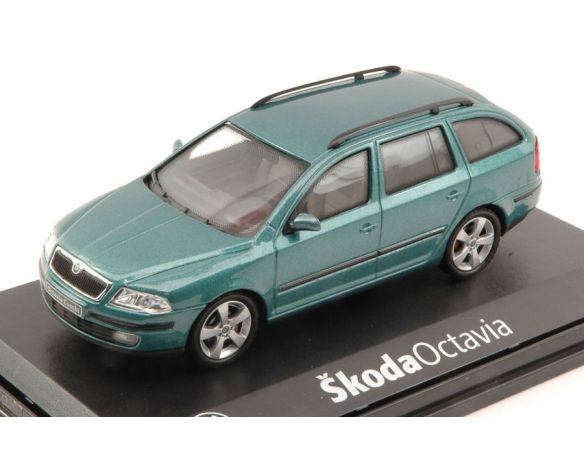 Abrex AB002Q SKODA OCTAVIA COMBI 2004 GREEN ISLAND METALLIC 1:43 Modellino
