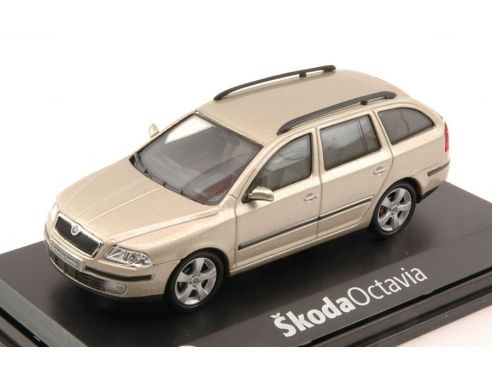 Abrex AB002Y SKODA OCTAVIA COMBI 2004 SAHARA BEIGE METALLIC 1:43 Modellino
